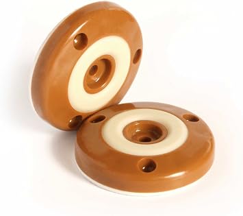 Slipstick CB500 أثاث أقدام واقيات أرضية مع قبضة مطاطية غير انزلاقية لأرجل الأثاث مجموعة من 4 2 بوصة مستديرة - كراميل