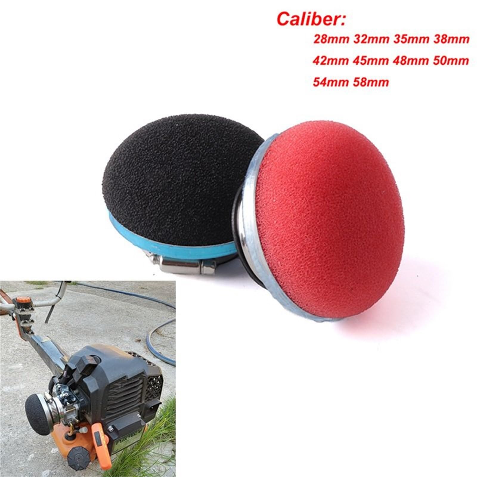 Detergente per spugna per filtro dell'aria in schiuma di funghi Filtro Aria | Motore Pocket Bike Mini Moto