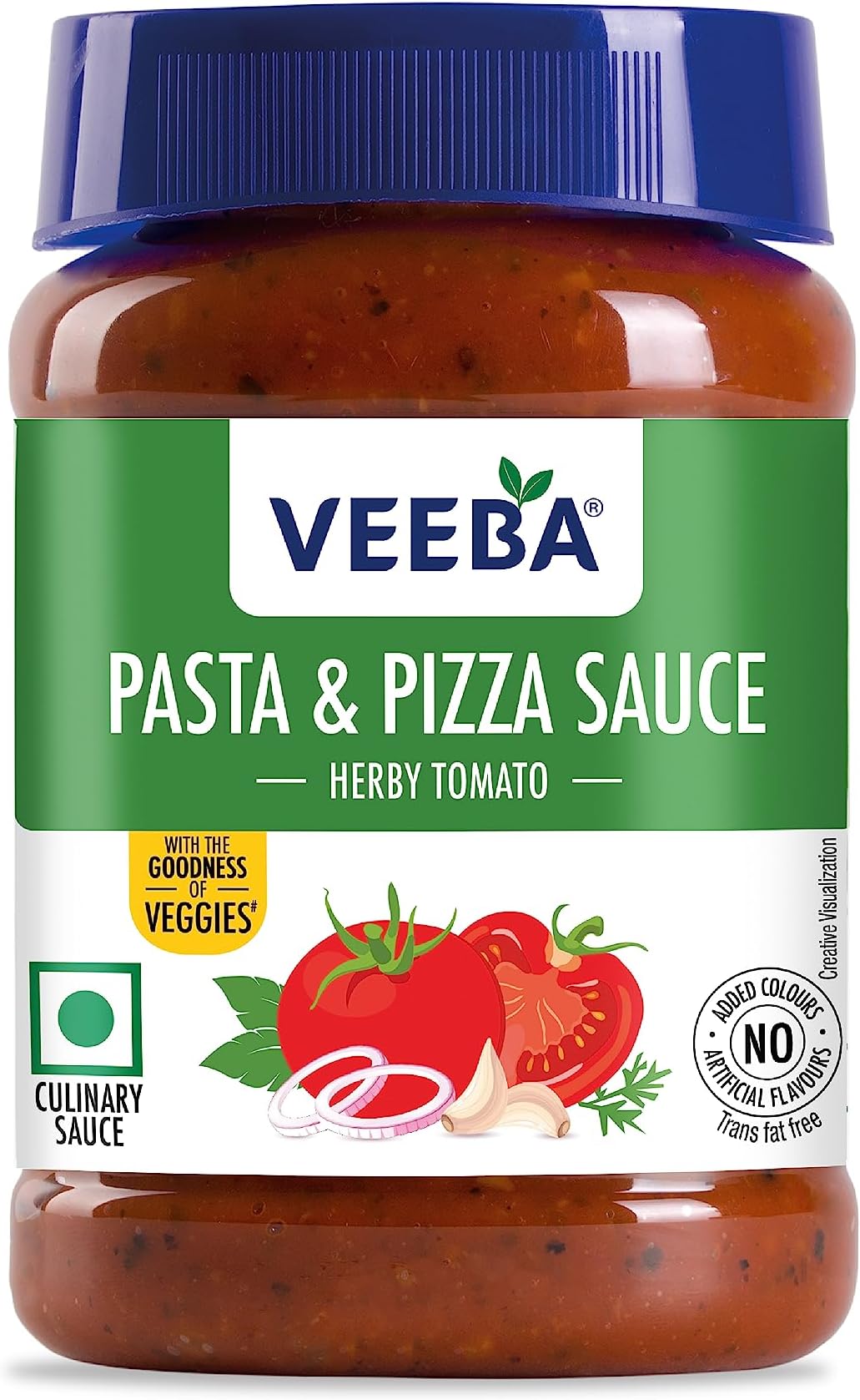 Pasta & Pizza Sauce Herby Tomato (280G) I Vegan I 0 Trans Fat