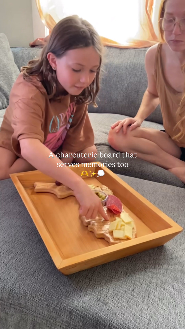 Tabla de cortar forma de Florida en bambú miniatura 7