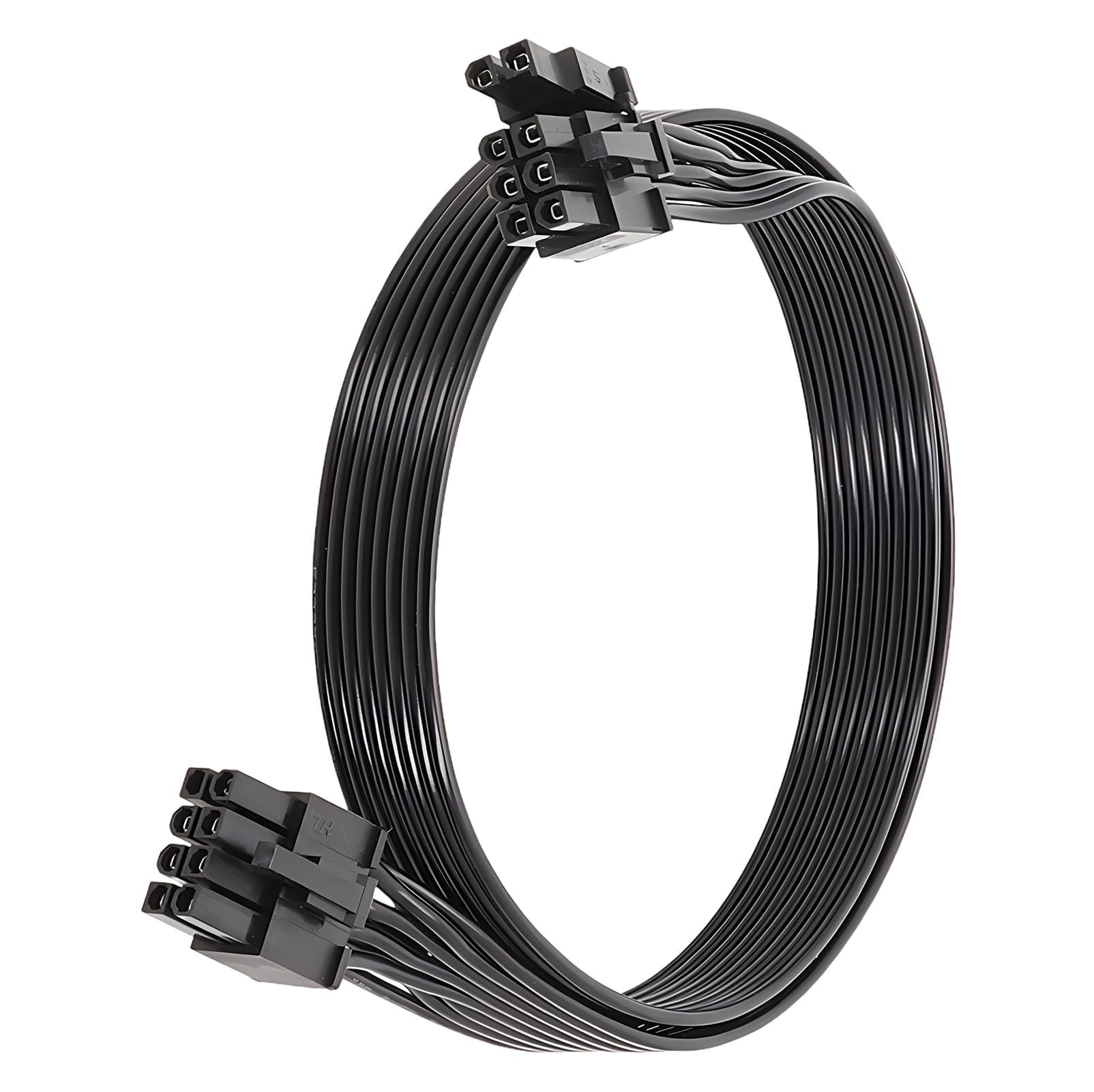 8-pinowy kabel zasilający PCI Express do karty graficznej, kompatybilny z zasilaczami Corsair AX1600i typu 3 i typu 4, kabel EPS 8-pinowy/ATX męski do PCIe 6+2 pinów, męski 60 cm