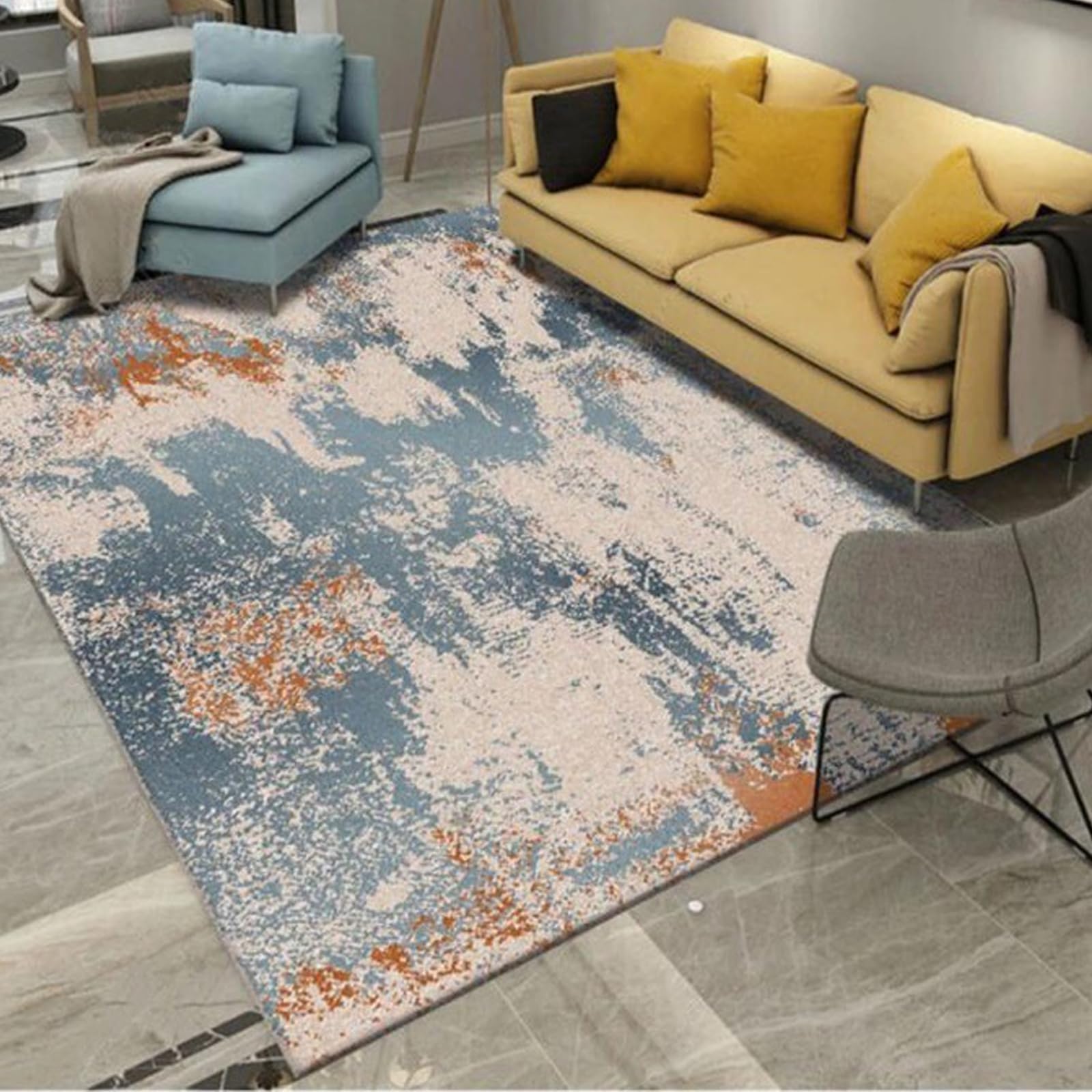 Tapis decoration maison abstrait moderne de haute qualité