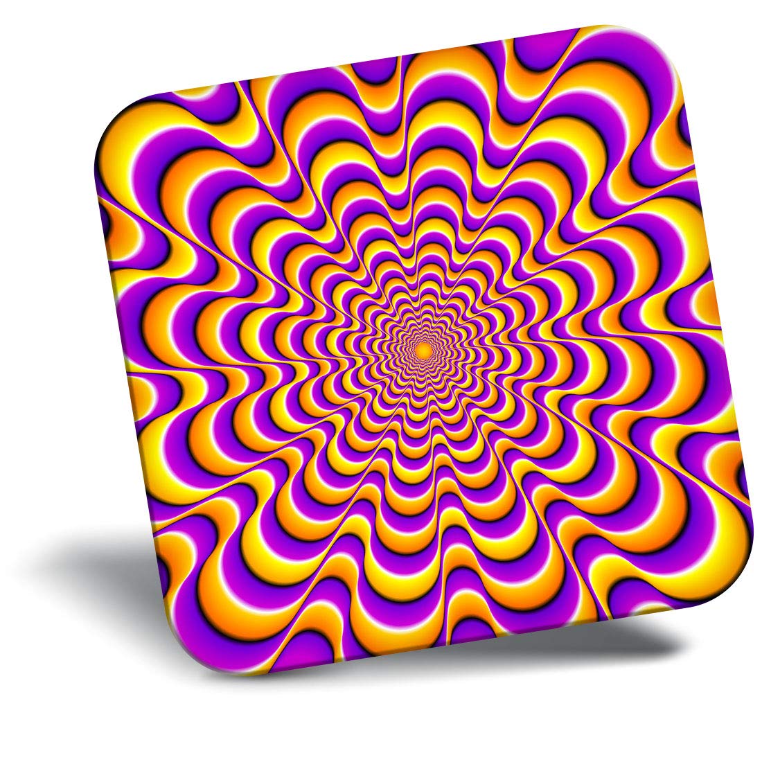 Destination Vinyl Ltd Fridge Magnet - Psychedelic Hippy Pattern 3968