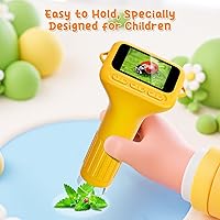 Vista 4 de Microscopio Digital para Niños, Pantalla de 2" Microscopio de Mano 1000X HD de Bolsillo Microscopios Portátiles con Cámara, Regalos de Cumpleaños