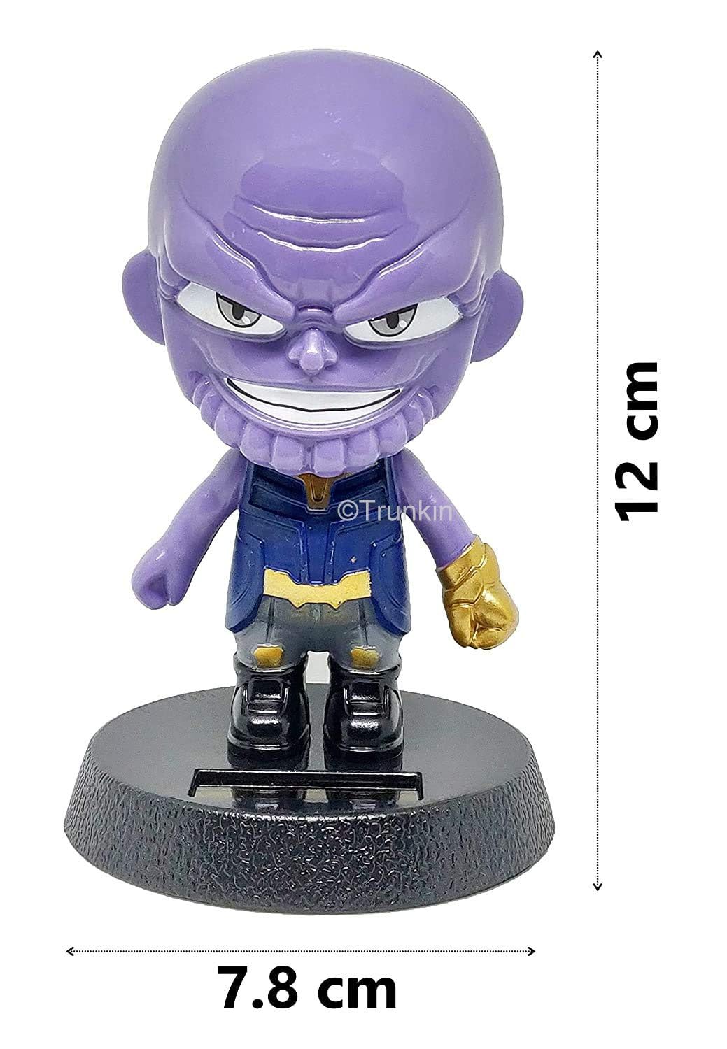 Trunkin Solar Thanos Bobblehead Action Figure Bobble Head car Accessory 4