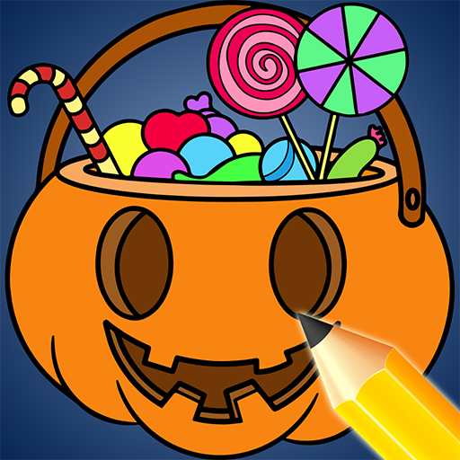 Halloween Color By Number Coloring Book For Kids - Happy Painting - App ...
