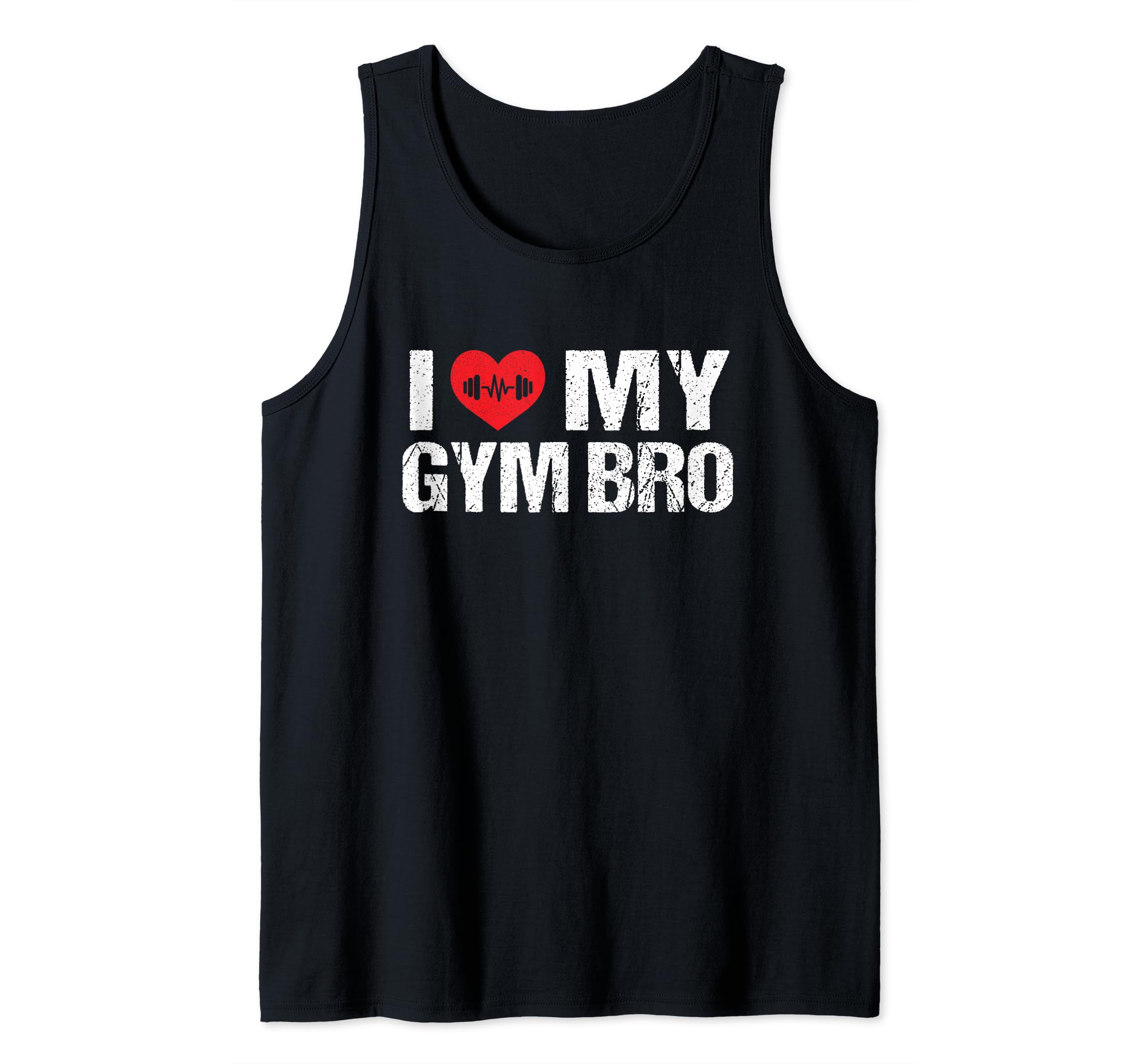 I Love Heart My Gym Bro Funny Fitness Workout Love ...