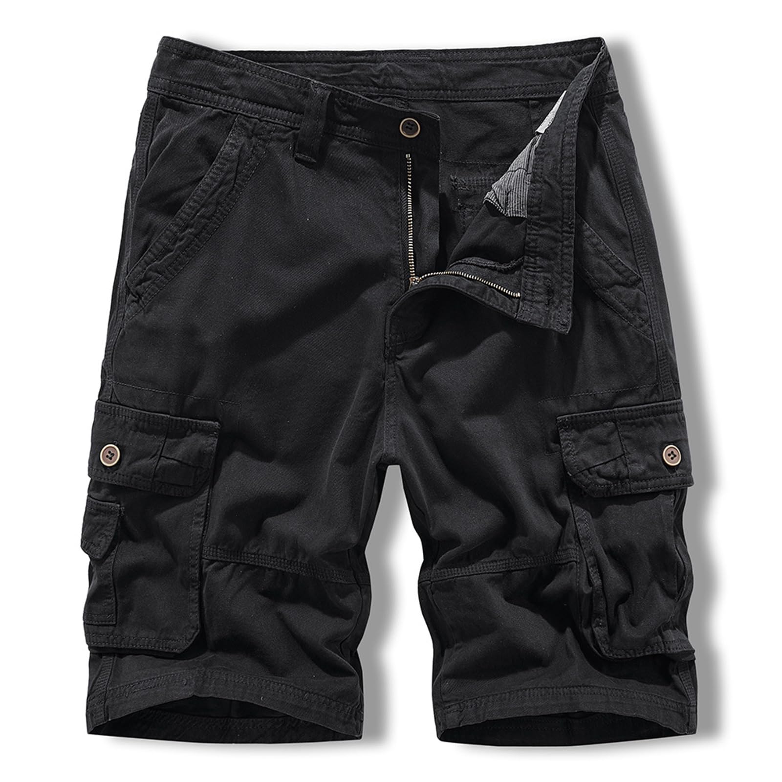 Mens Khaki Shorts Pant Men's Work Outdoors Casual Pocket Beach Shorts Men's  pants Sweat Shorts Men Khaki Shorts