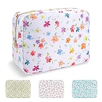Vista 83 de Estuche pequeño para lápices y maquillaje para bolso, lindo estuche de lápices, bolsa de pinceles de maquillaje de nylon con cremallera, estuche