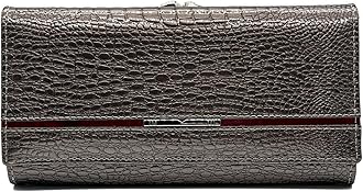 GHUHUALX Women's Wallet Long Leather Purse Credit Card Ladies Casual Wallet Fashion Clutch