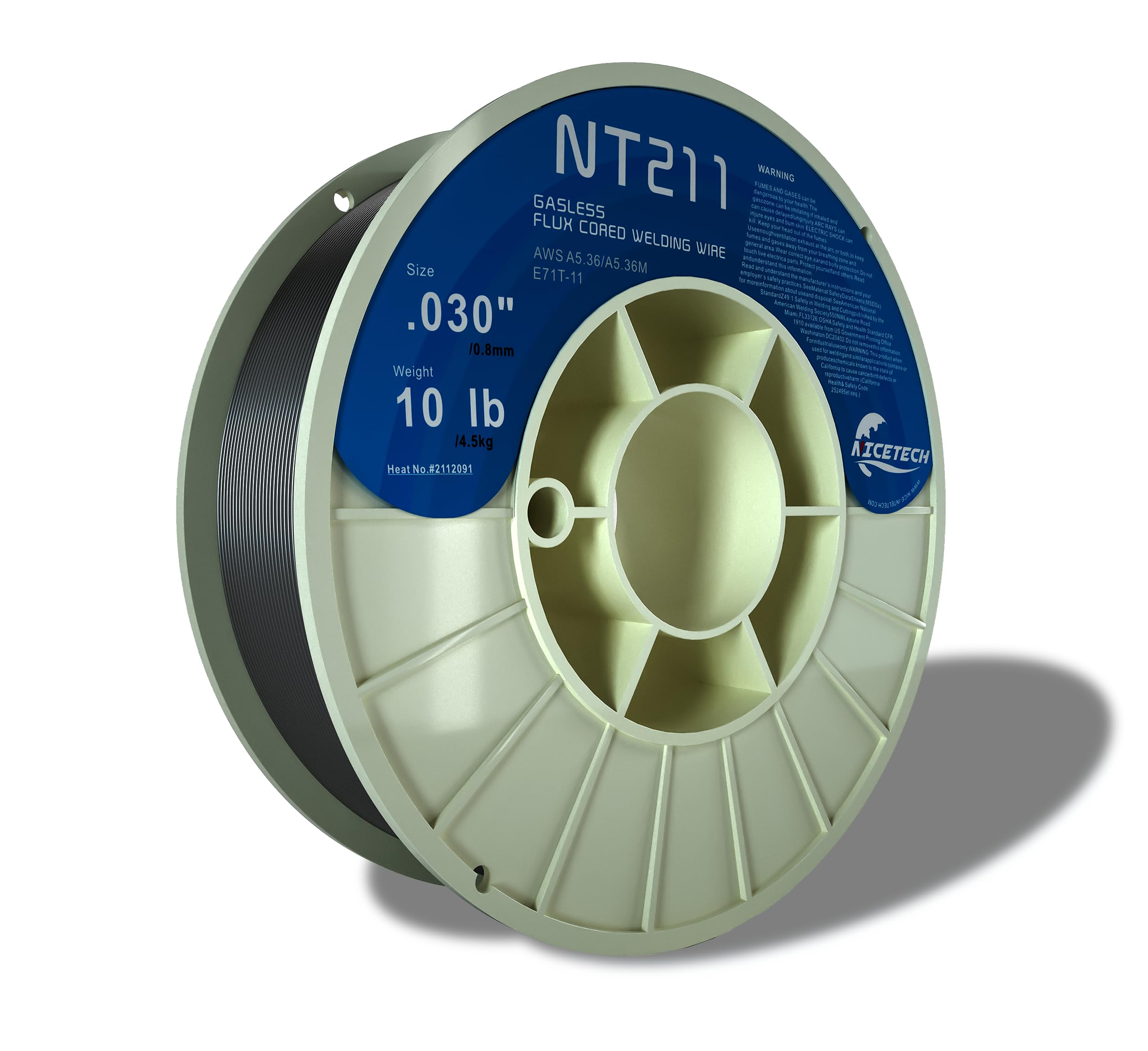 E71T-GS Bobina Di Filo Per Tubo Flessibile Con Flusso Senza Gas Autoprotetto 0,8 Mm 1 Kg Per - Foto 10