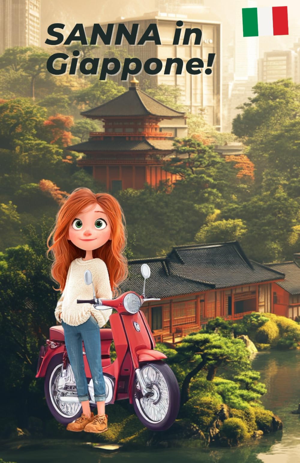 SANNA in Giappone!: Libro da colorare e didattico per bambini dagli 8 anni in su