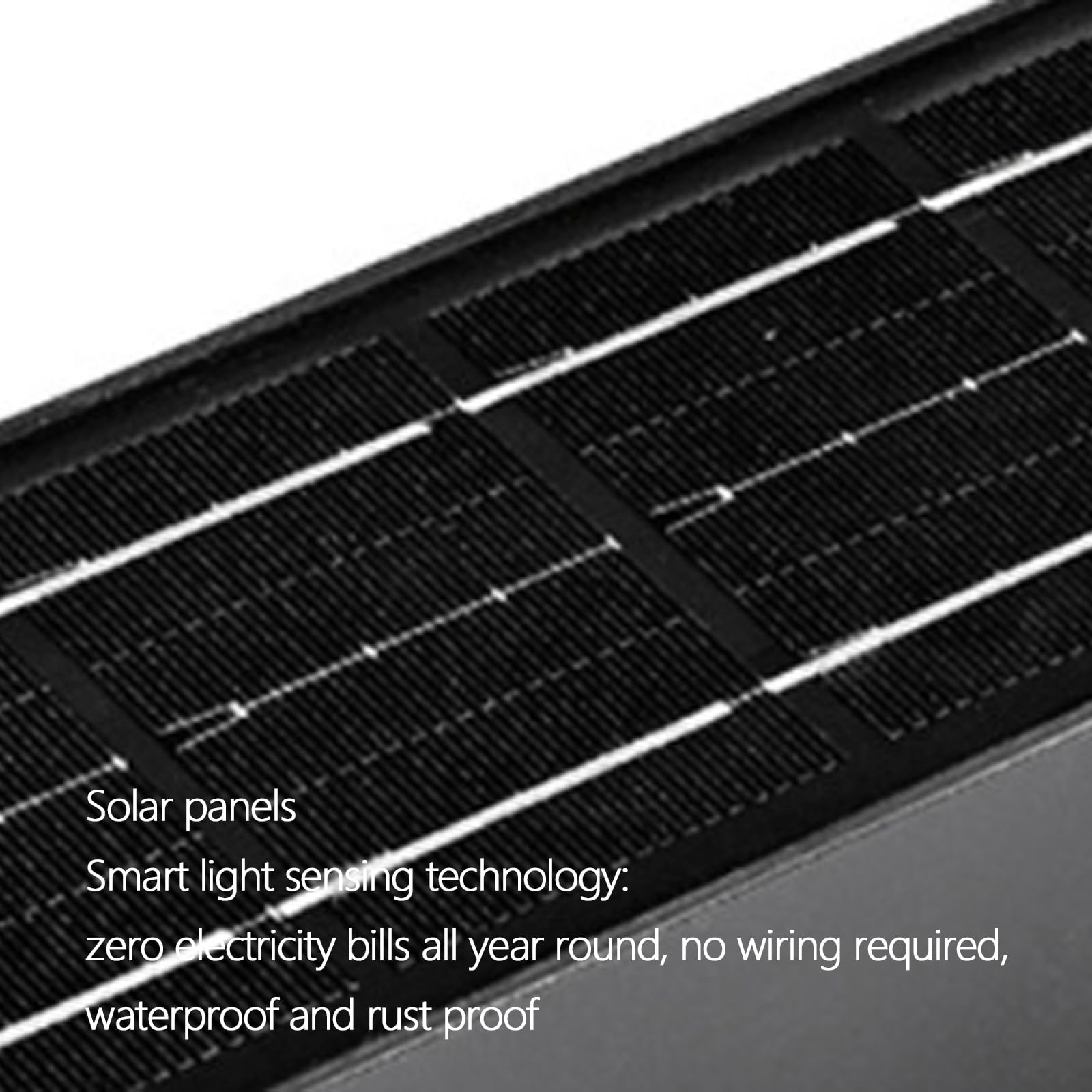 Lámpara de pared LED solar para exteriores IP65, resistente al agua, moderna, negra, diseño minimalista, iluminación acrílica 3000K/4000K/6000K para jardín, pasillo, escalera, interior (17 cm, luz cá