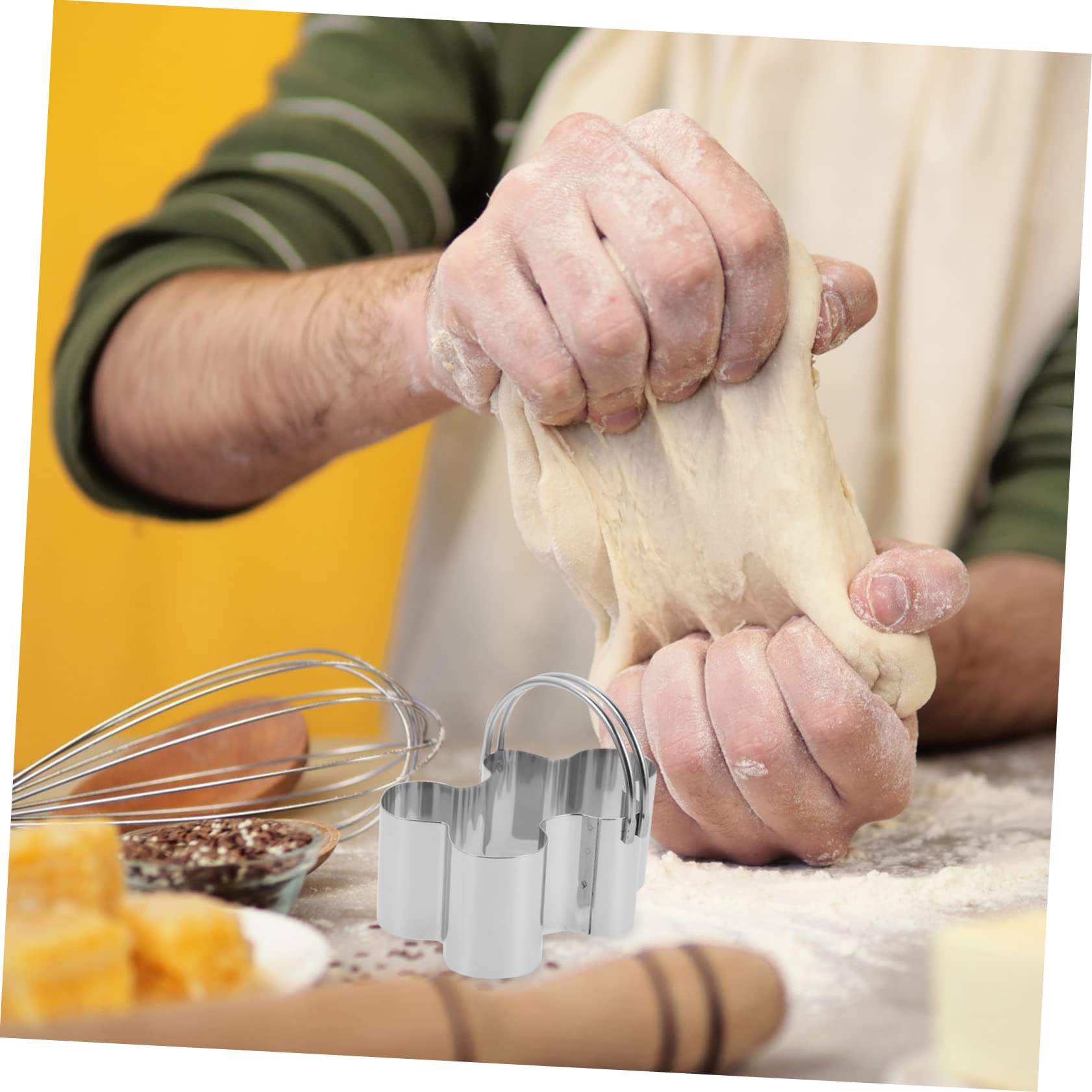 Ciieeo 25 Stk 5-teiliges Set Mousse-Ringe entzückender Keksausstecher Backform Kuchenschneider küchenmaschiene kochgeschirr Kekse Mousse-Formen Formen von Ausstechformen Rostfreier Stahl