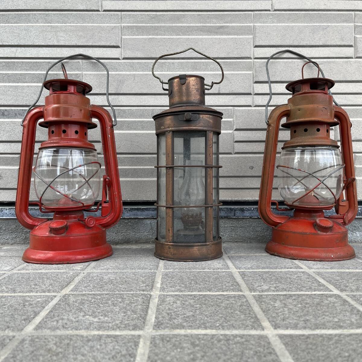 昭和レトロ 吊り下げ オイルランプ ランタン  ヴィンテージオイルランプ ランタン レトロ 吊りランプ