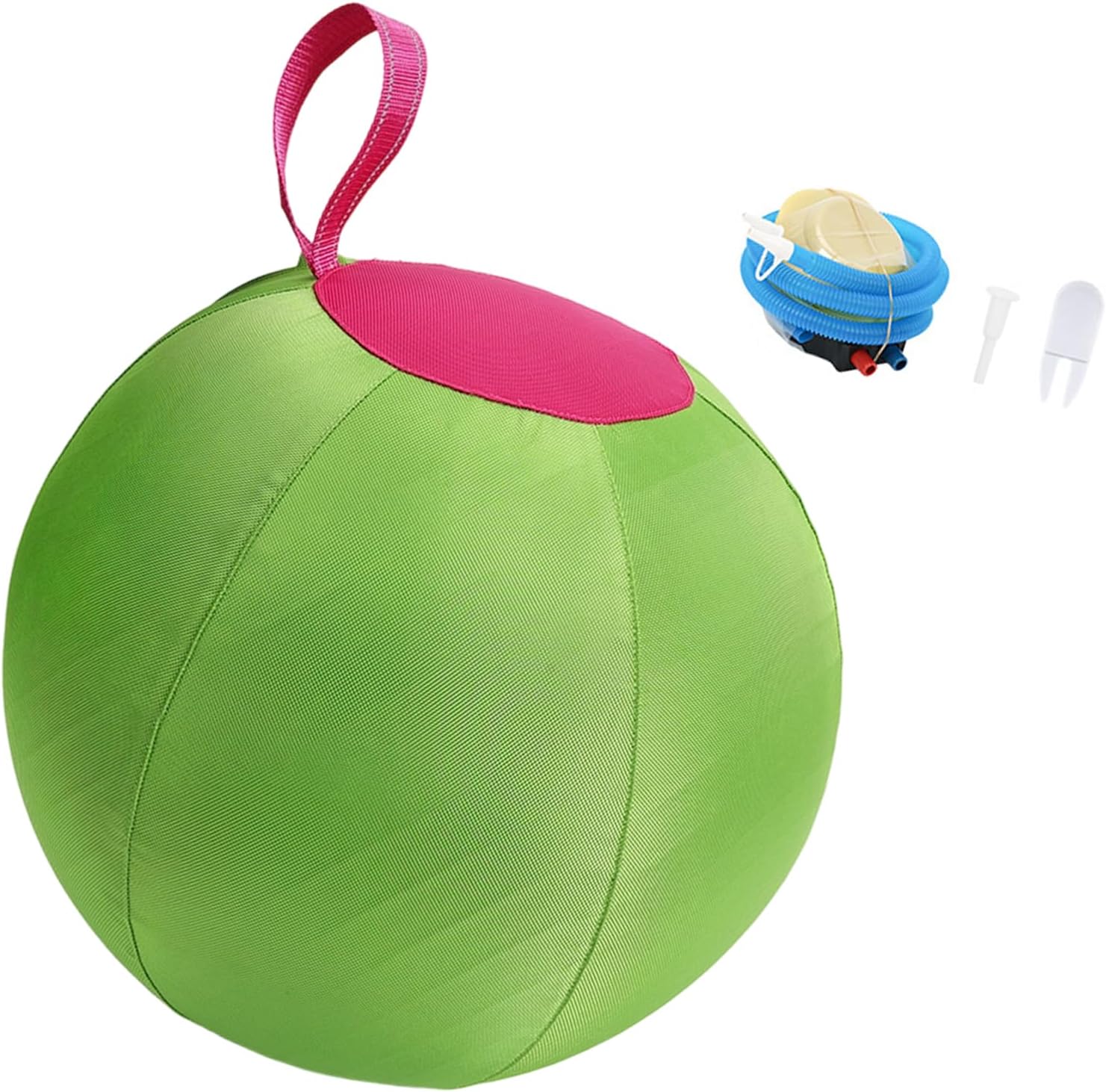 Large Inflatable Ball for Dogs Toy Perfect for Backyard Beach Outdoor Activity Interactive Dog for Active Breeds Dog Inflatable with Bells
