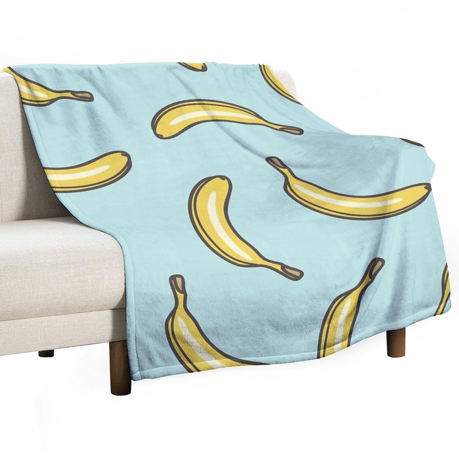 Couverture en flanelle jaune pour lit et canapé plaid doux chaud sans boulochage de bureau