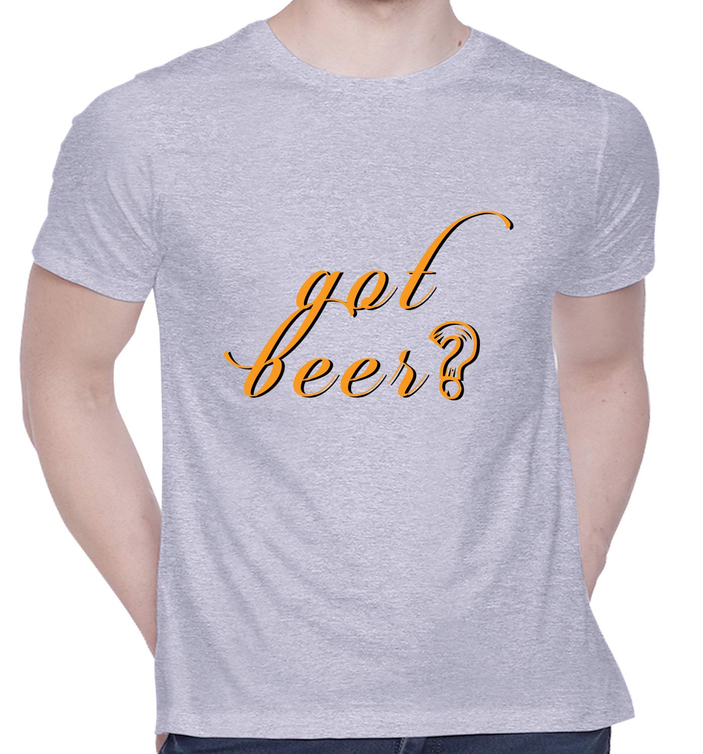 CreativiTGraphic Printed T-Shirt for Unisex got Beer? Tshirt | Casual Half Sleeve Round Neck T-Shirt | 100% Cotton | D00585-163
