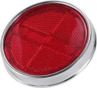 Vuzmode Reflector de Parachoques Trasero n.° 8191069015 for Toyota Land Cruiser FJ25, FJ40 y FJ55 (1958-1973), Marcador Lateral, ABS Duradero, 1 par, Color Rojo. Reflector de Parachoques(Black 1)