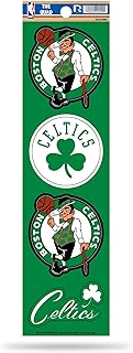 NBA Basketball Boston Celtics Quad Decal 3" x 12" Quad Decal - (4) Decals