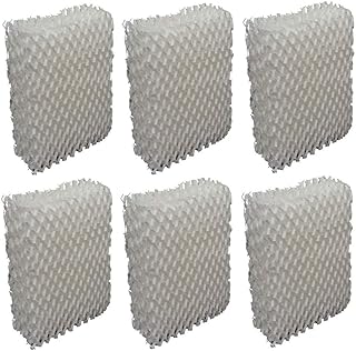 HASMX WF813 Humidifier Filters Replacement Wick Filters for Relion WF813 RCM832 RCM-832 RCM832N RCM-832N DH832 DH-832, Duracraft DH830 DH-830 DH832 DH-832 AC-813 AC813 (6-Pack)