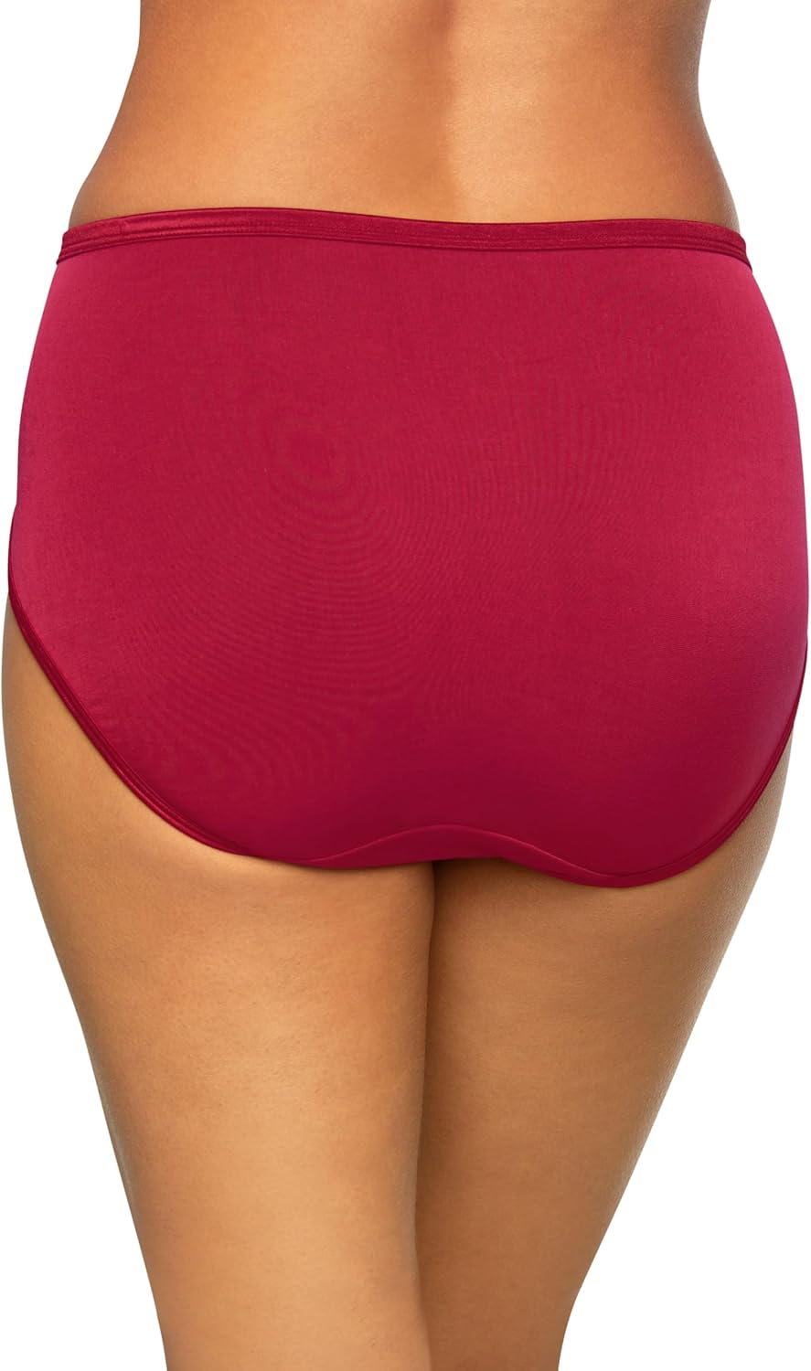 Vanity Fair Women's Illumination Hi Cut Panties, Silky Stretch & Satin Trim