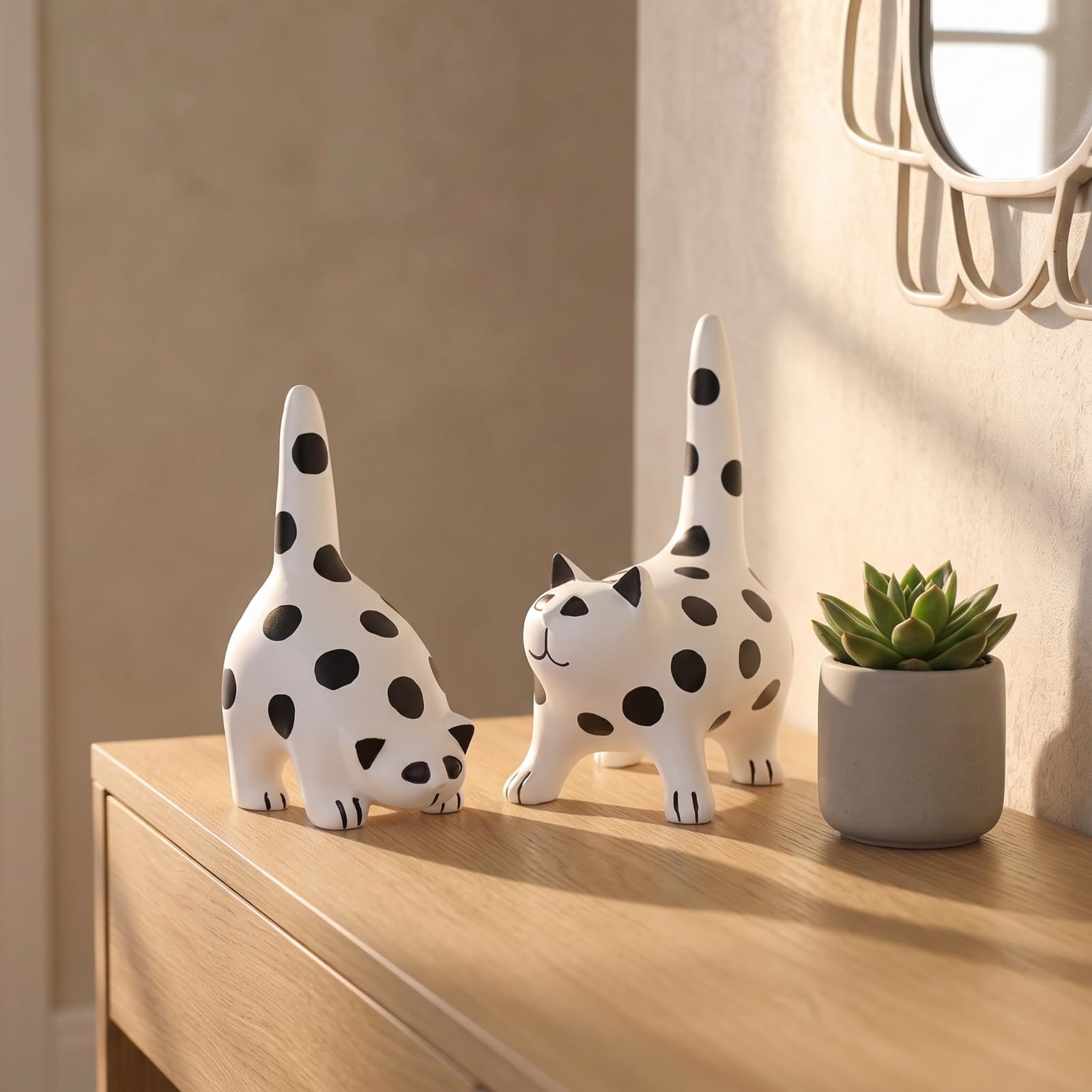 rockible Figura Gato Bonito, 20x14x29cm