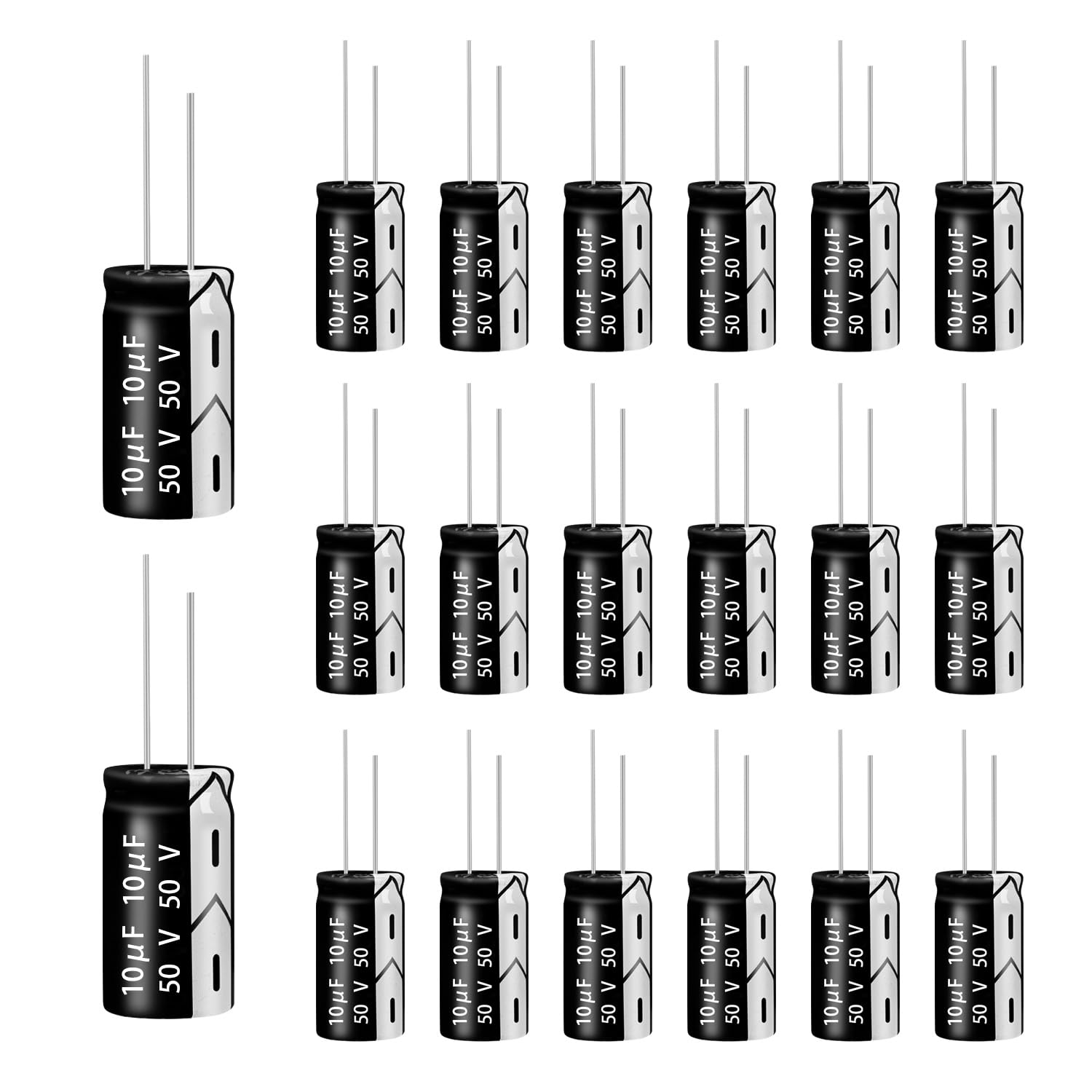 Condensadores electrolíticos 50V 10µF 5x11mm 20pcs