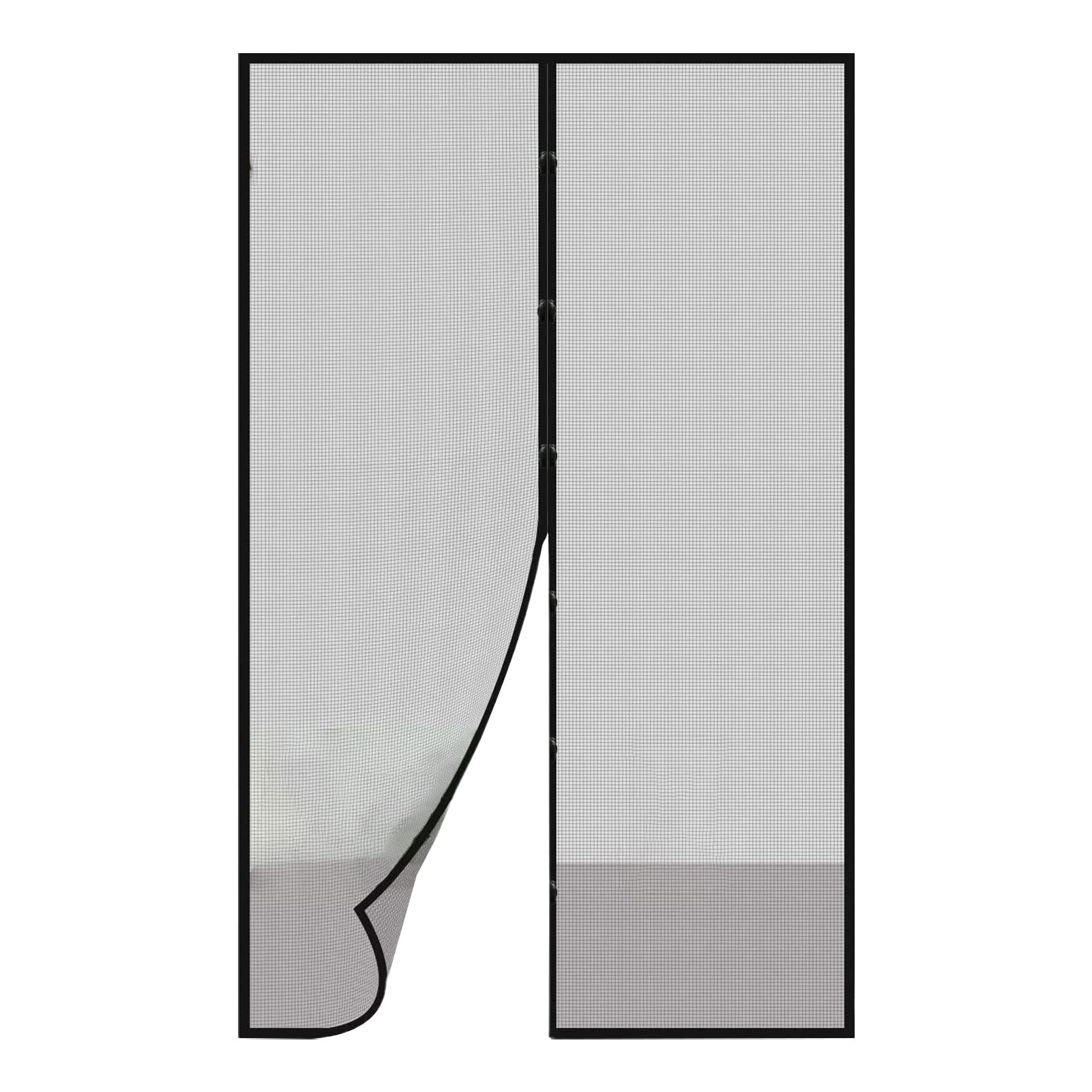 Magnetic Fly Screen Balcony Door 100 x 210 cm, Magnetic Curtain Self-Closing Insect Protection Curtain, Insect Protection Door Curtain, Fly Curtain for Balcony Door, Living Room, Patio Door