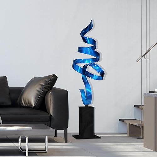 Miniatura 7 de Statements2000 Jon Allen - Escultura artística de metal, impresionante decoración para interiores y exteriores, decoración del hogar, estatua de