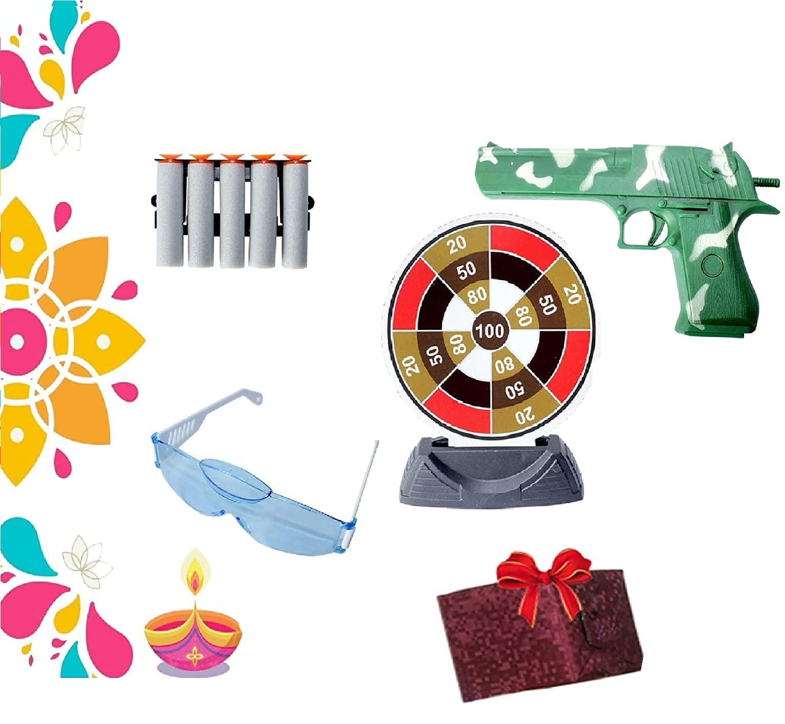 Ekan Kids Target Shooting Sniper Gun Toy with Bullets for Boys and Girls, Birthday Return Gift Item Multi Color (Model-8) (B0BHT6TD8B) Amazon Price History, Amazon Price Tracker