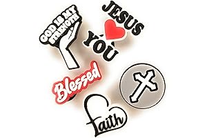 WorkedLikeACharm God Croc Charms (Pack of 5)