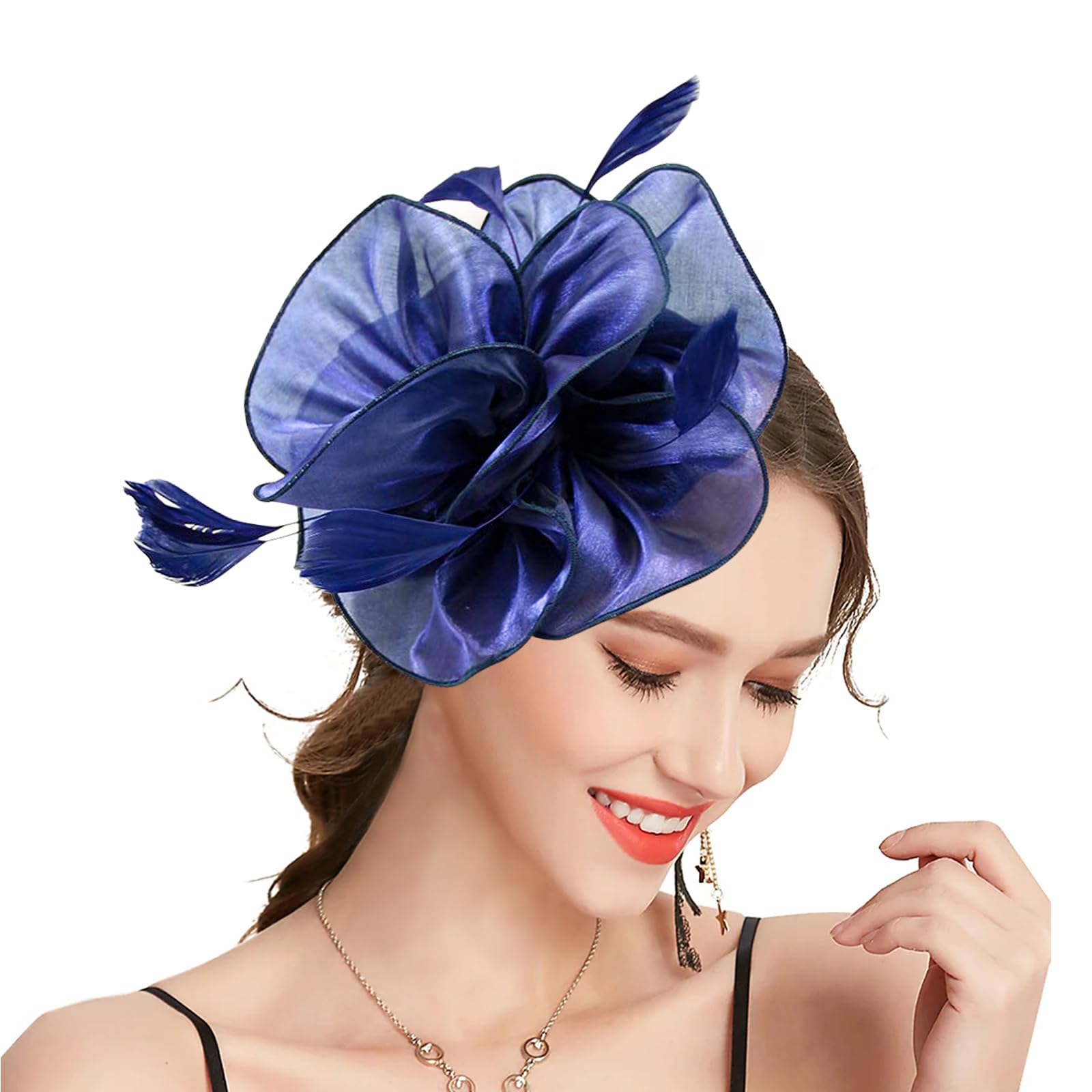 OrgoueFascinators for Women, Wedding Hats Tea Party Hat for Women for Girls  Lady Cocktail Church Wedding