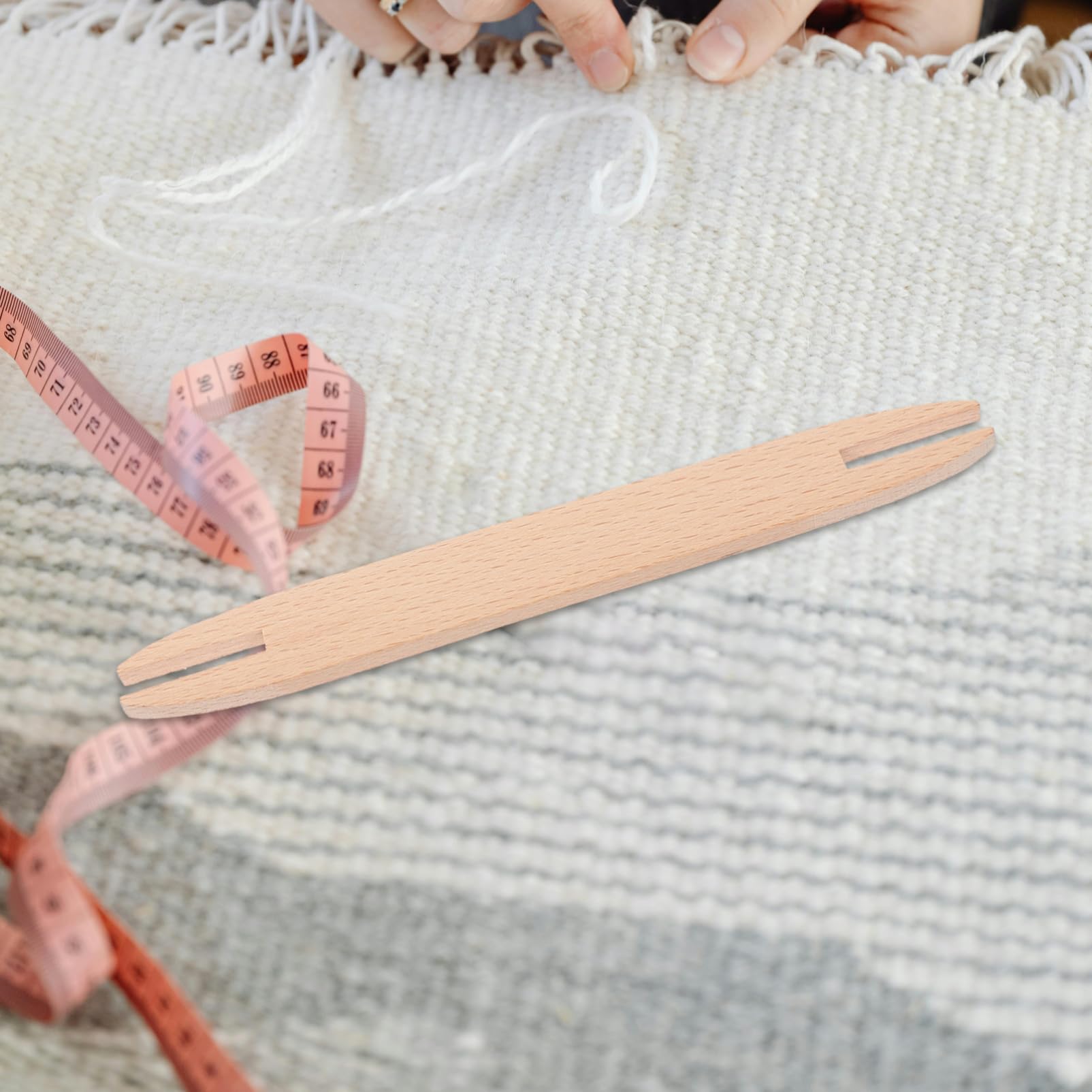 3 Series Herramienta De Tejer De Madera Para Diy Shuttle De Weaving Natural Para Bufandas Y Para Principiantes Y Manualidades 4 Piezas X 3