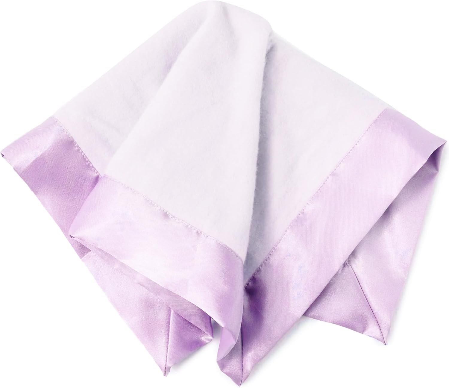 Ultra-Soft Lovey Security Blanket – Baby Essentials, Newborn Essentials, Ultra-Soft Fleece Baby Blanket with Satin Trim – 16″ x 16″ – Lavender Ultra-Soft Lovey Security Blanket – Baby Essentials, Newborn Essentials, Ultra-Soft Fleece Baby Blanket with Satin Trim – 16″ x 16″ – Lavender