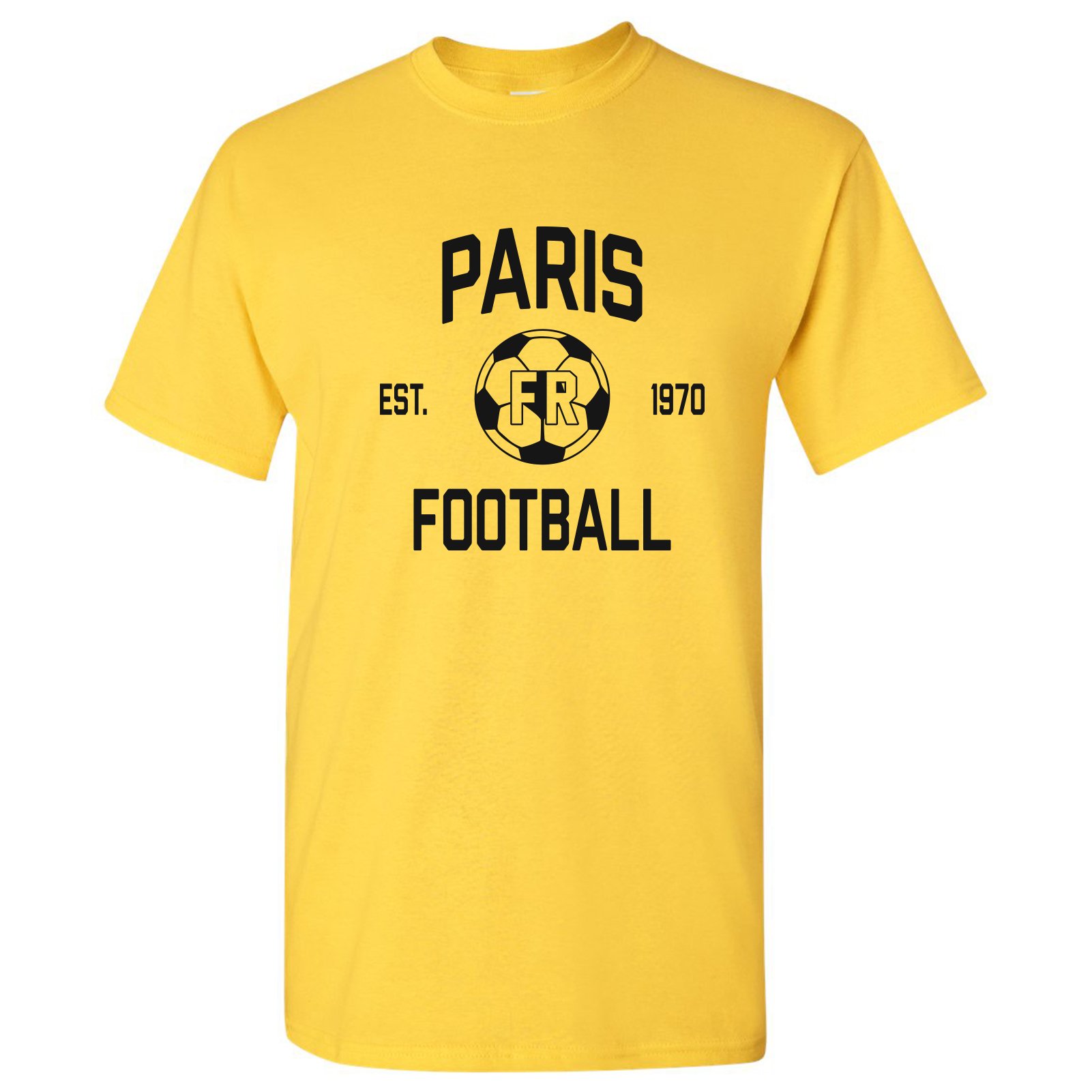 World Classic Soccer Football Arch Cup T Shirt, Paris Away Yellow, 3XL โ image 1