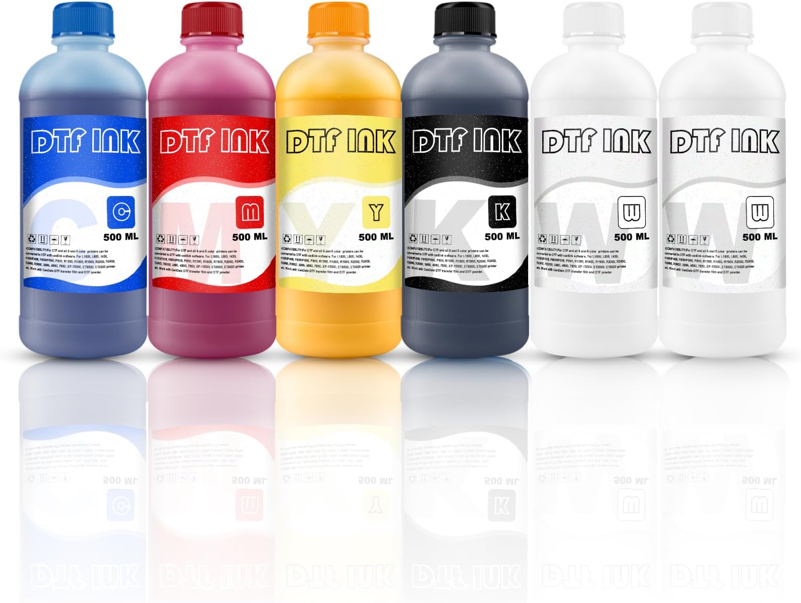 Compatible Premium Ink Amazon.com: RumbaRex Premium DTF Ink 500 ml, DTF Heat Transfer Ink ...