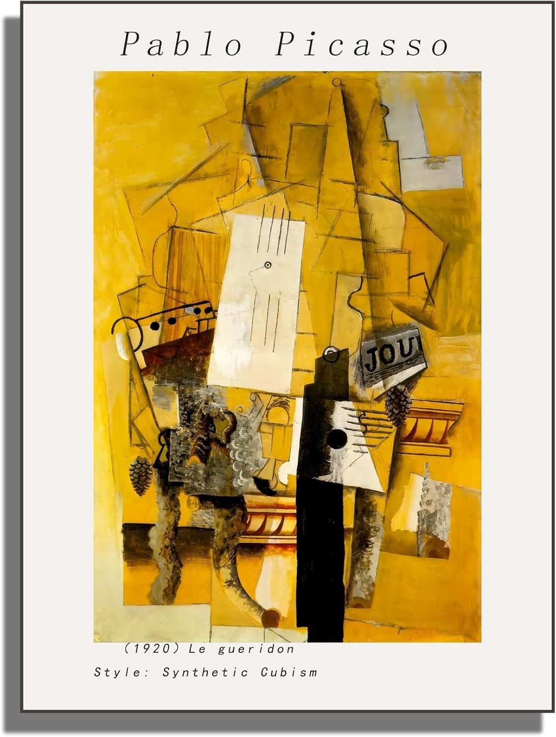 Waeta Rnvzx Picasso Poster Le Guridon Painting Prints Canvas Wall Art Home Decor 50x70cm