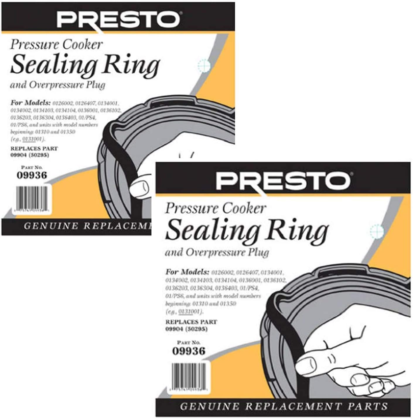 Older Model Pressure Cooker Sealing Ring/Automatic Air Vent Pack