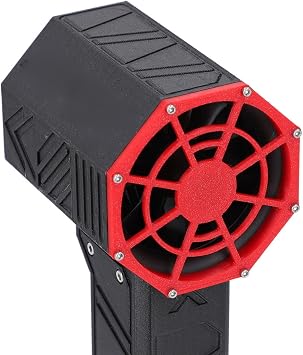 Mini Electric Air Duster, 50mm Brushless Motor, Adjustable Speed, Real Time Voltage Display, for Electronics, Car, and Outdoor Cleaning
