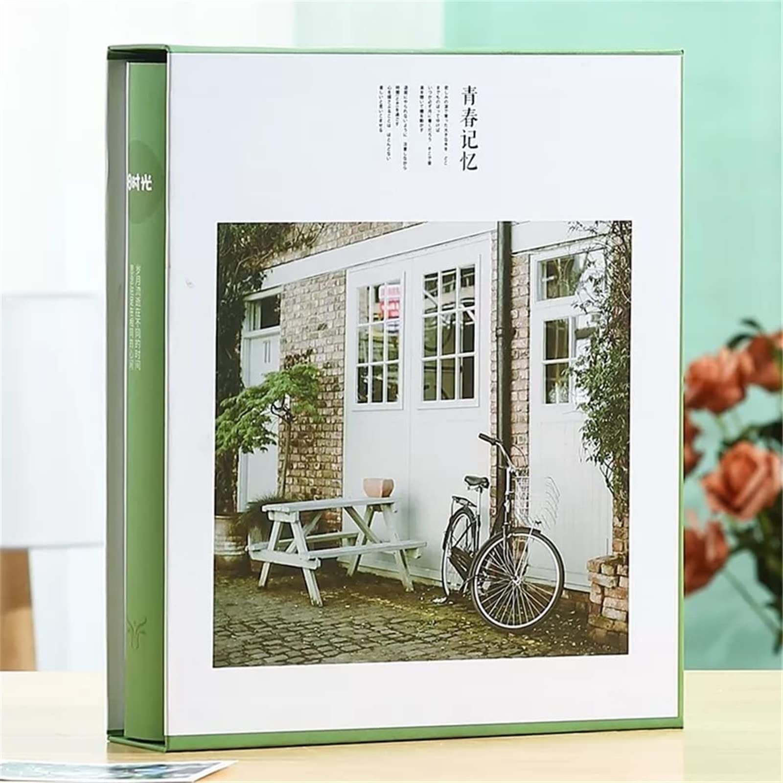 Inserte 7 inch 200 pcs Photo Album 5X7 Big Capacity Photo Album kreatywny scrapbooking albumy ślubne (Color : Color 4, Size : 7 inch)