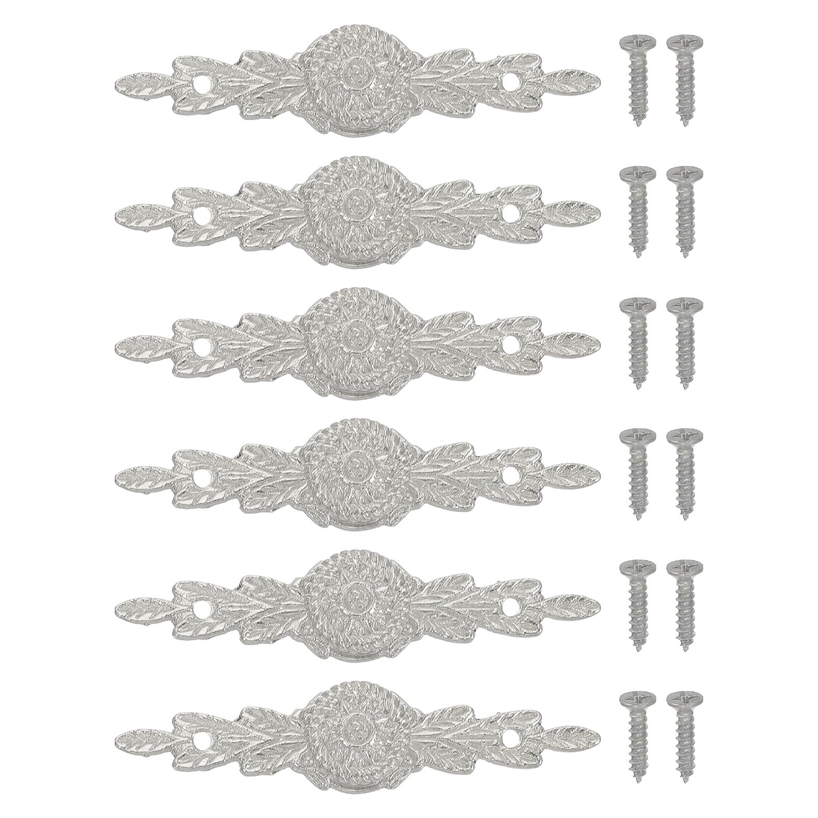 PATIKIL European Flower Handle Pull 2.52x0.55