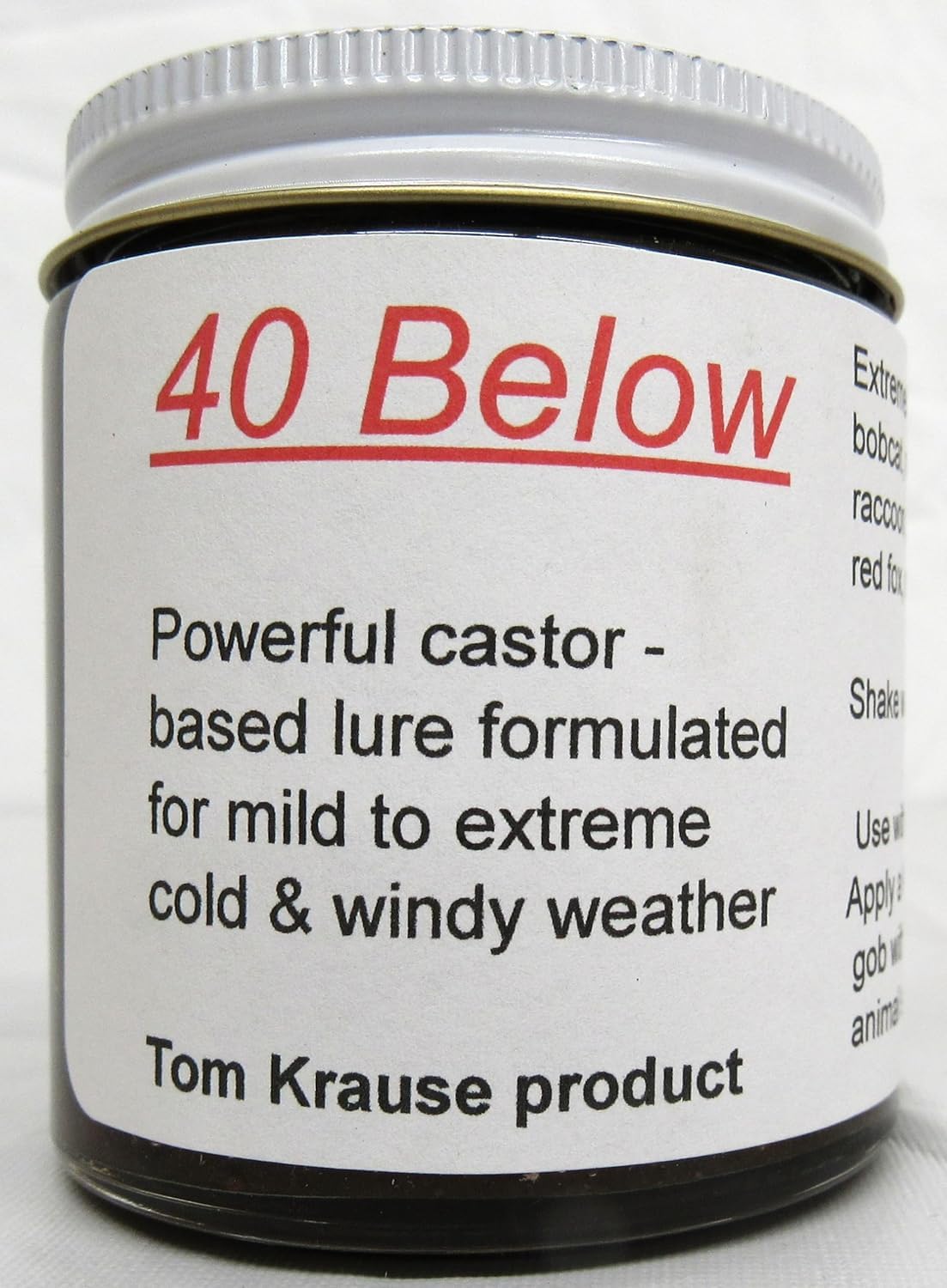 40 Below Lure - Long Distance Call - Tom Krause 4 Ounce Jar