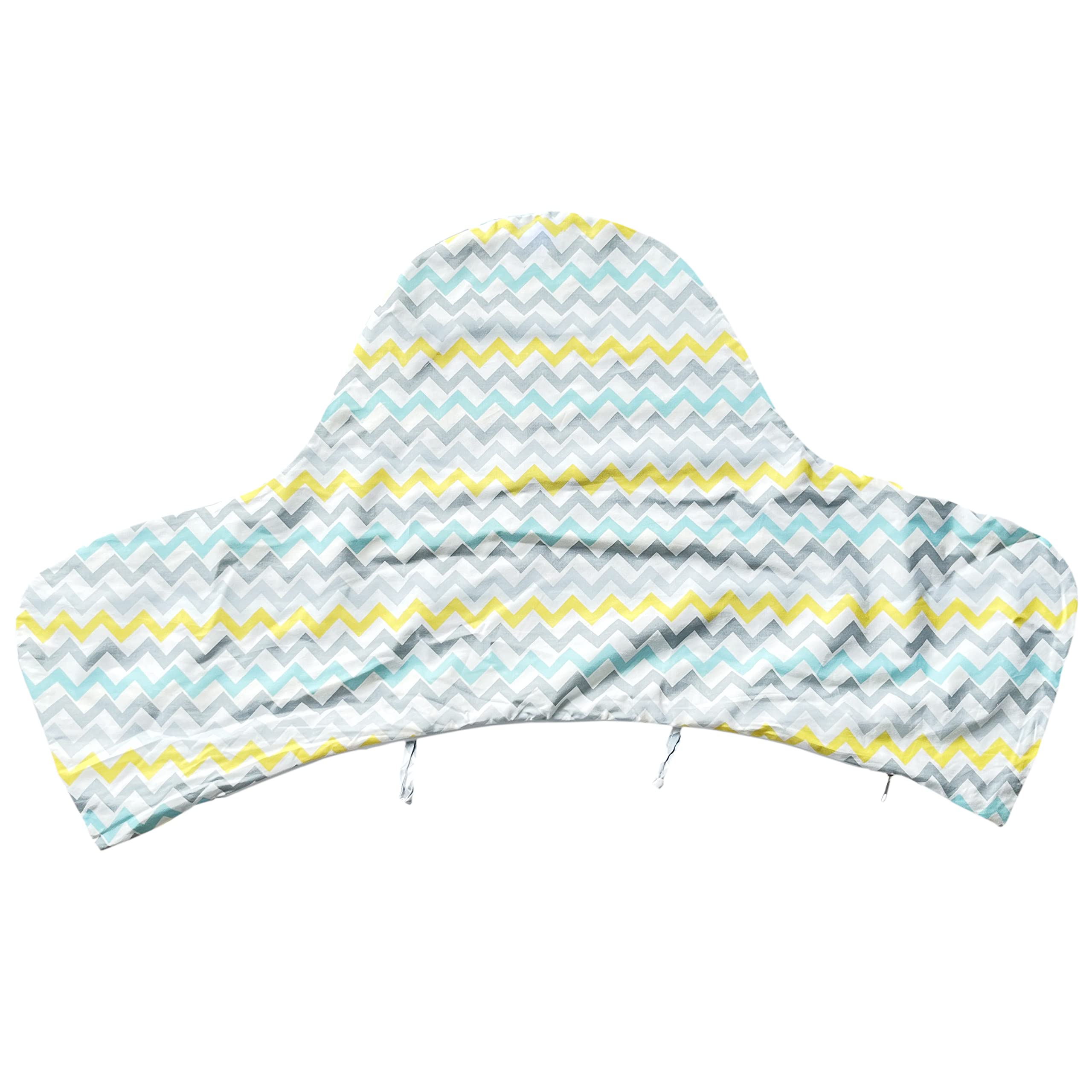 ZARPMA Funda interior de cojín inflable compatible con silla alta IKEA Antilop (solo funda) (onda colorida)
