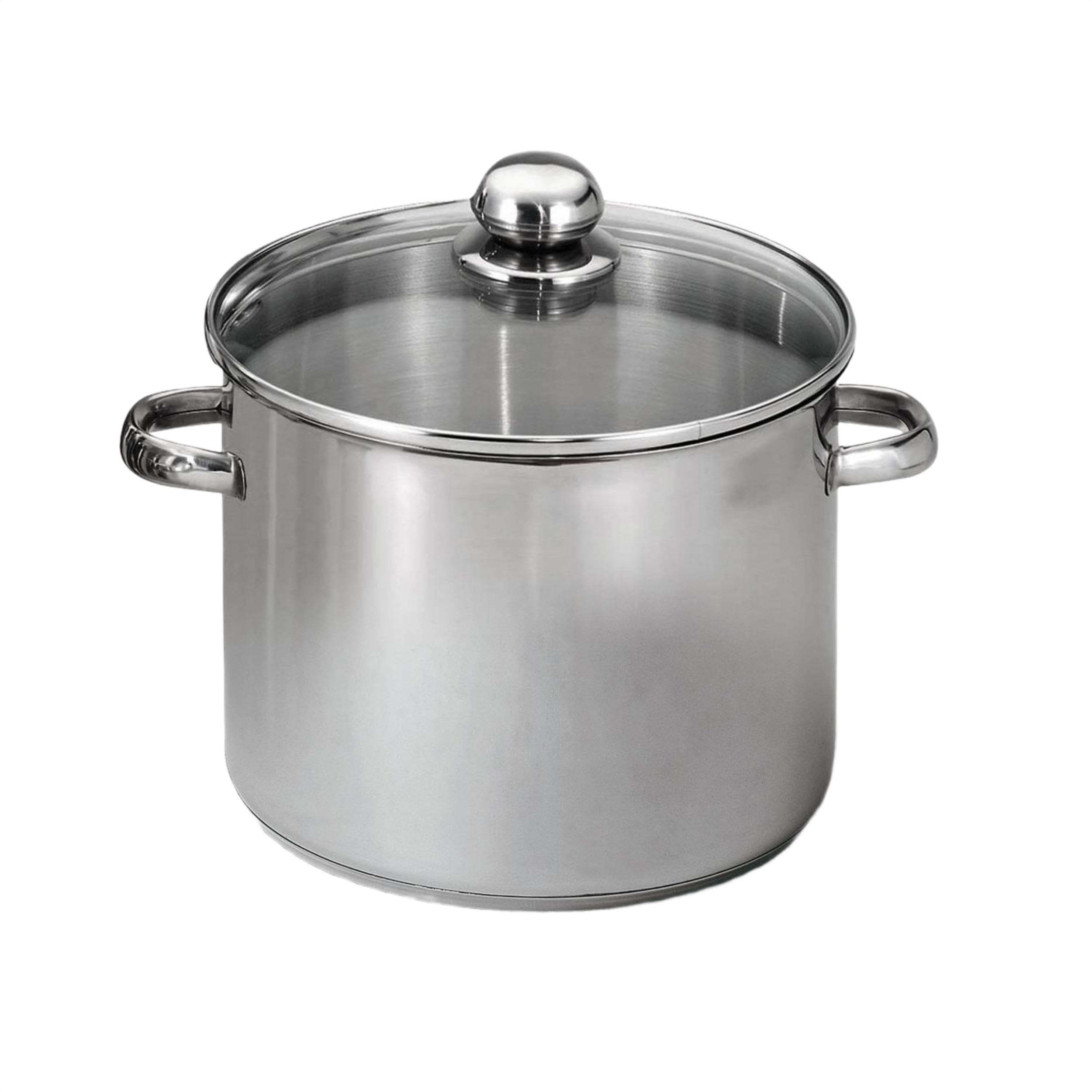 BAUMALU Traiteur inox + couvercle verre 24 cm