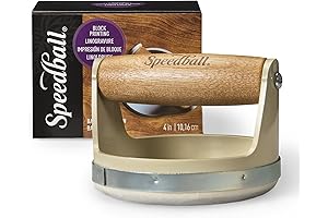 Speedball 4-Inch Block Printing Baren - Carving, Printmaking, and Art