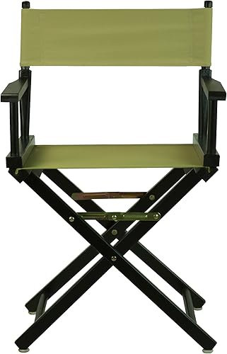 Miniatura 5 de Casual Home - Silla de director de 18.0in, marco negro con lona verde oliva