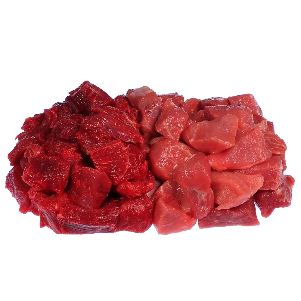 MeinMetzger Gulasch gemischt, Rind & Schwein, extra mager 5.000 g