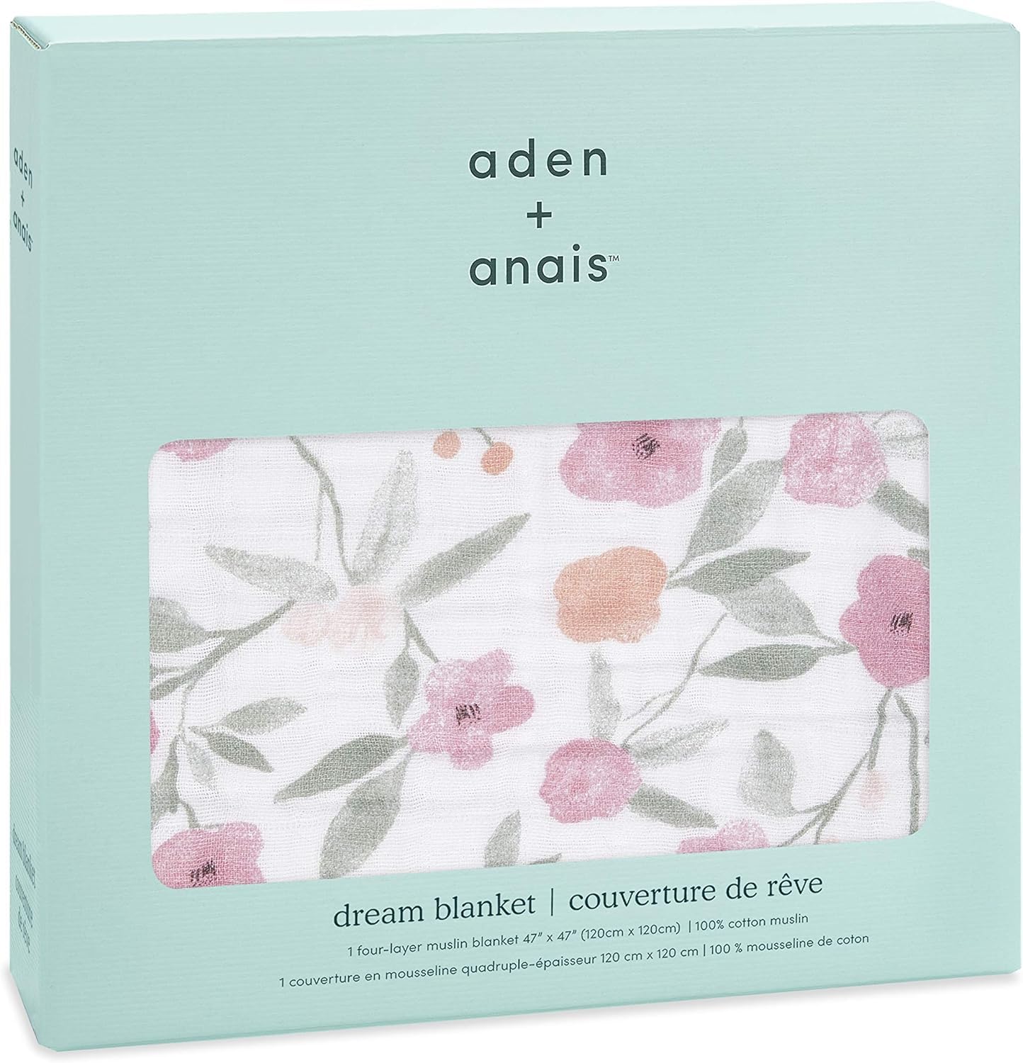 aden + anais™ dream blanket cotton muslin ma fleur