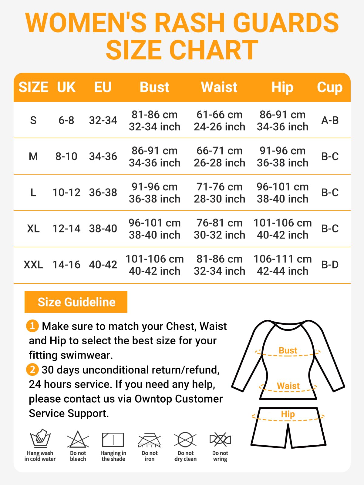 Owntop 2-częściowy Rash Guard Rash Guard Rash Vest damska, stroje kąpielowe z długim rękawem UV UPF 50+, koszula pływacka, zamek błyskawiczny, kwiatowy strój kąpielowy z wysokim stanem, do pływania,